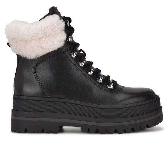MARK FISHER LTD PIERSON LUG SOLE BOOTIE SIZE 7 NIB NWT RETAIL 239.00 - Picture 1 of 8